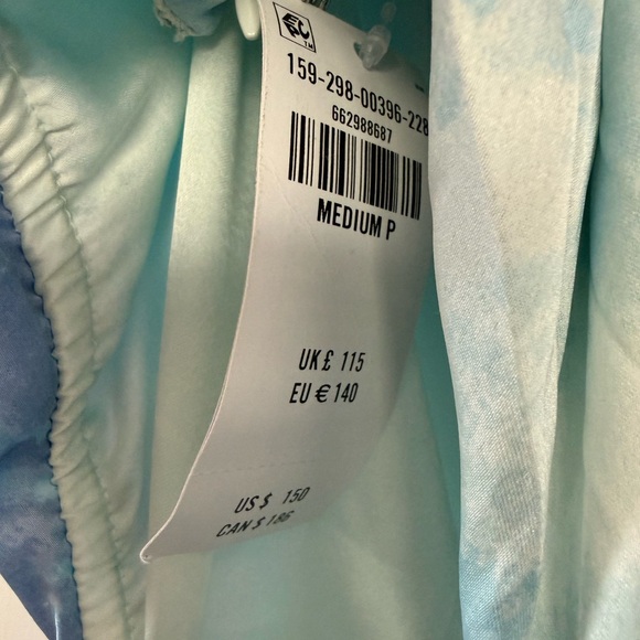 Abercrombie & Fitch Blue Tie-Dye One-Shoulder Dress - Picture 3 of 4